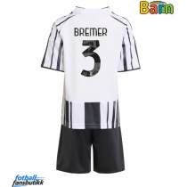 Juventus Gleison Bremer #3 Hjemmedraktsett Barn 2025-26 Kortermet (+ Korte bukser)